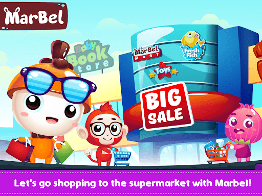 Screenshot of Marbel Supermarket Kids Games