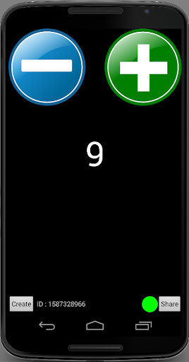 Android application SyncCounter screenshort