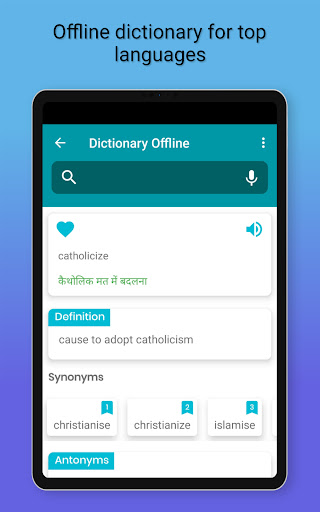 Offline dictionary  translator