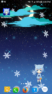 Cat Girl Anime Live Wallpaper Screenshot