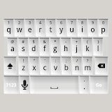 White Keyboard Skin icon