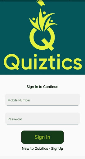 Quiztics Screen 2