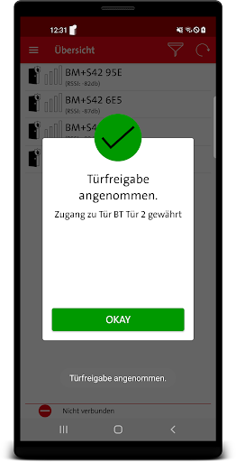 Android application DoorSec screenshort