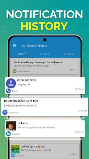 Noti saver Notification Manager  History Log