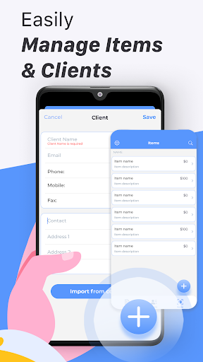 Simple Invoice Maker & Receipt Screen 3