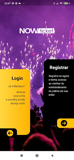 Android application NowTicket screenshort