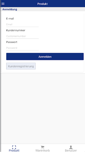 Android application E-Order screenshort