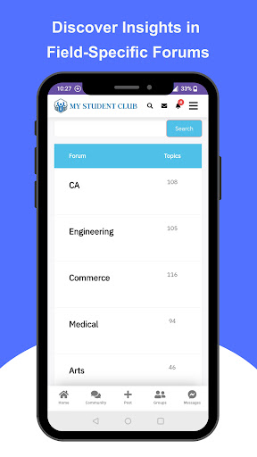 My Student Club Screen 3