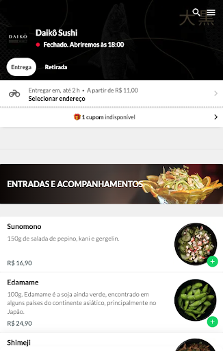 DAIKÔ SUSHI Screen 2
