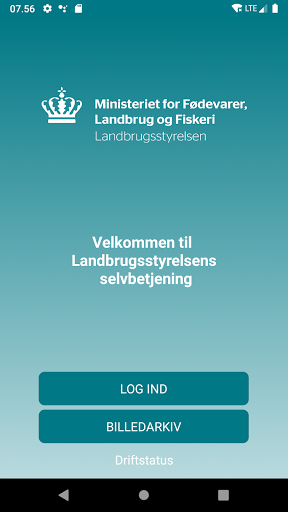 Android application Landbrugsstyrelsen screenshort