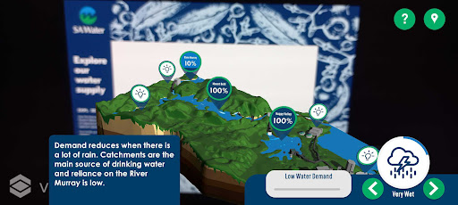 Android application Explore Water screenshort