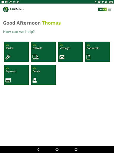 Android application A Shade Green Boilers - Custom screenshort