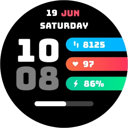 Transcendence Watch Face Screen 3