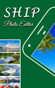 Ship photo editor boat frames