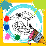 Cover Image of 下载 Long Horse Horror Game Coloring 1.0 APK