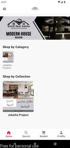 Android application Bondi Real Estate screenshort