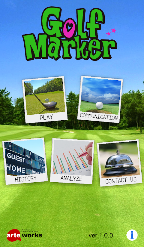 Golf Marker ゴルフスコアカード 通信機能付き！のおすすめ画像1