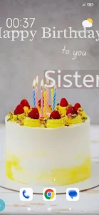 お誕生日おめでとう姉妹の画像