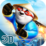 Panda Rope Fly Sim: Crime Town icon