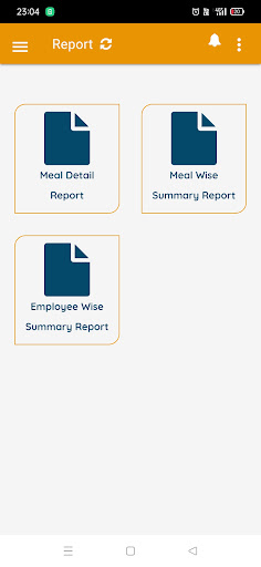 Canteen App Screen 2