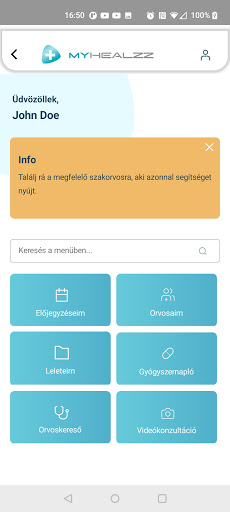 myHealzz Screen 2