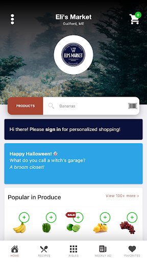 Android application Eli's Market screenshort