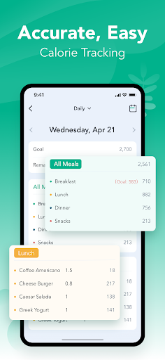 Screenshot of Calorie Counter & Weight Loss