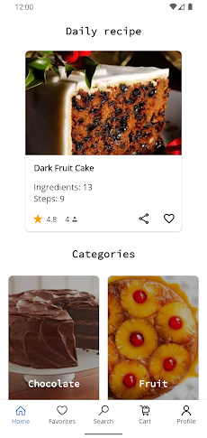 Cake Recipesのおすすめ画像1