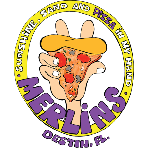 Merlins Pizza logo