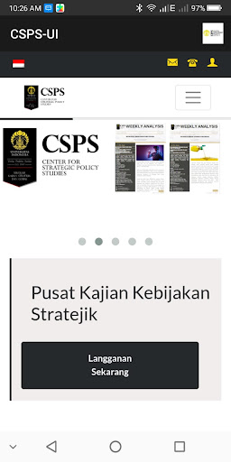 Android application CSPS UI screenshort