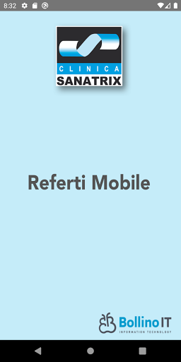 Android application Referti Mobile Sanatrix screenshort