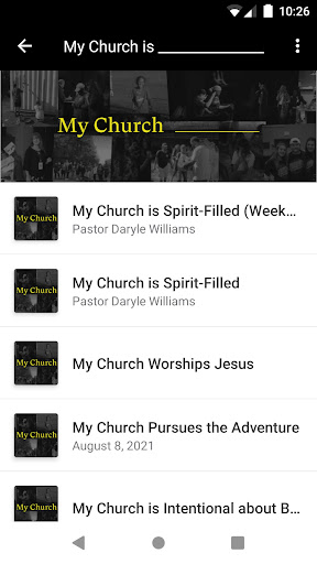 First Church Fayetteville Screen 2