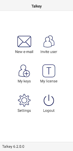 Android application Talkey screenshort
