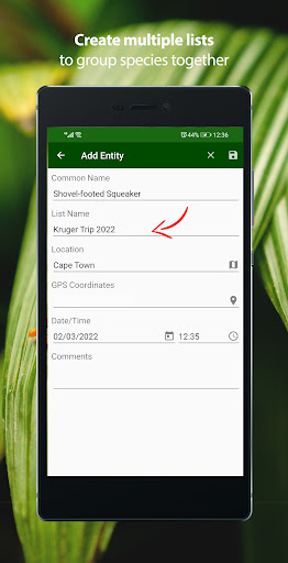 Screenshot of Frogs of Southern Africa