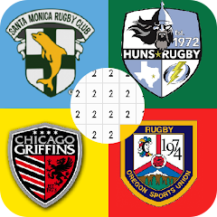 Rugby Logo Color By Numbers -P