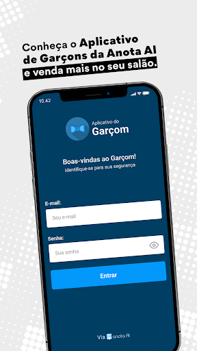 Android application Garçom | Anota AI screenshort