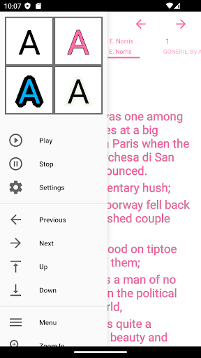 Android application zBook: Stories By English Auth screenshort