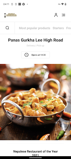Android application Panas London screenshort
