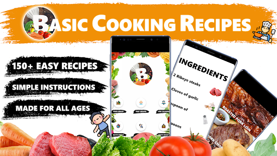 Basic Cooking Recipes - Easy C Screenshot
