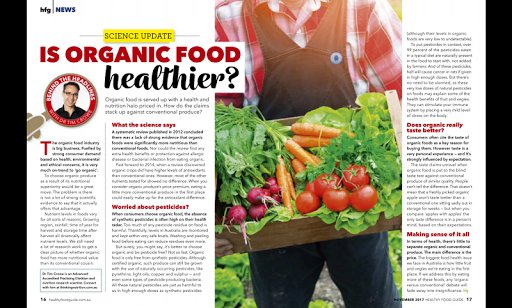 Android application Healthy Food Guide Australia screenshort