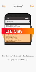4G LTE only: Network Analyzer