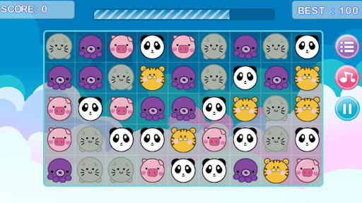 Android application Animal Crush screenshort