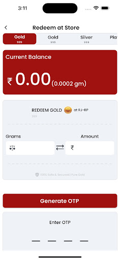 Android application ODHEKAR JEWELLERS screenshort