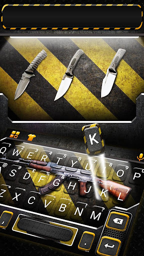 Android application Cool Mob Gun Army Keyboard The screenshort