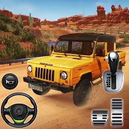 Imatge d'icona aventura de conducció en jeep