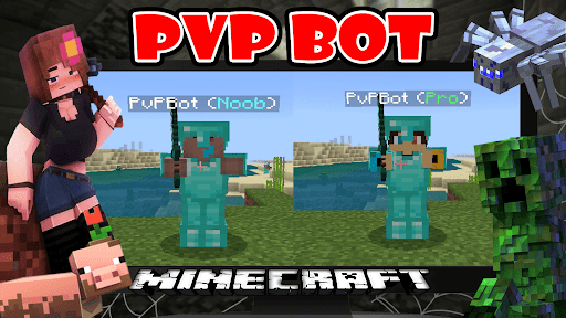 Pvp Bot Mod Minecraft Map Skin Apps On Google Play