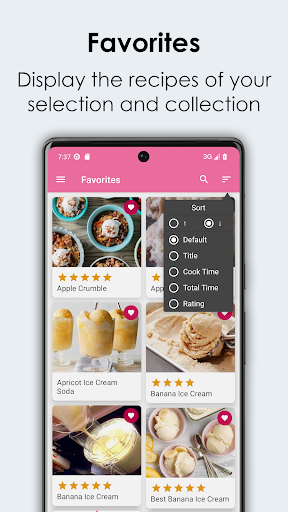 Ice Cream Recipes Cookbook Screen 2