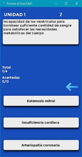 Quizz EAA1 Screen 2