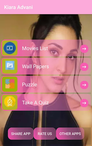 Android application Kiara Advani-Movies,Wallpapers screenshort