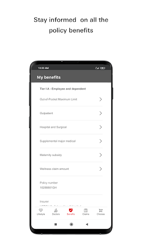 HSBC Life BenefitsPlus Screen 3